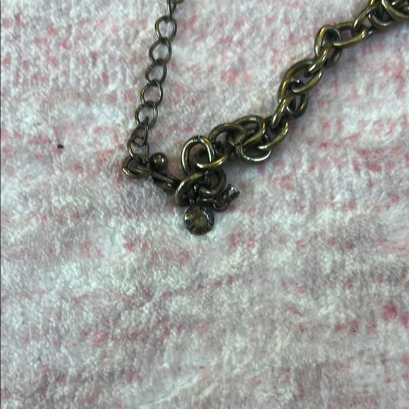 J. Crew Pink and Blue Iridescent Bead Necklace - Picture 2 of 10